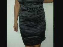 Rochie scurta Creativity, Gri-Petrol, marime S 36