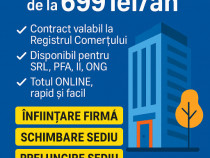 Gazduire Sediu Social Iasi