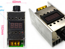 Variator turatie c.a. 4000W/10000W 220V AC+voltmetru, Nou ambalat!!