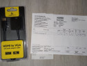 Adaptor/convertor semnal HDMI (digital) la VGA (analog) cu sunet